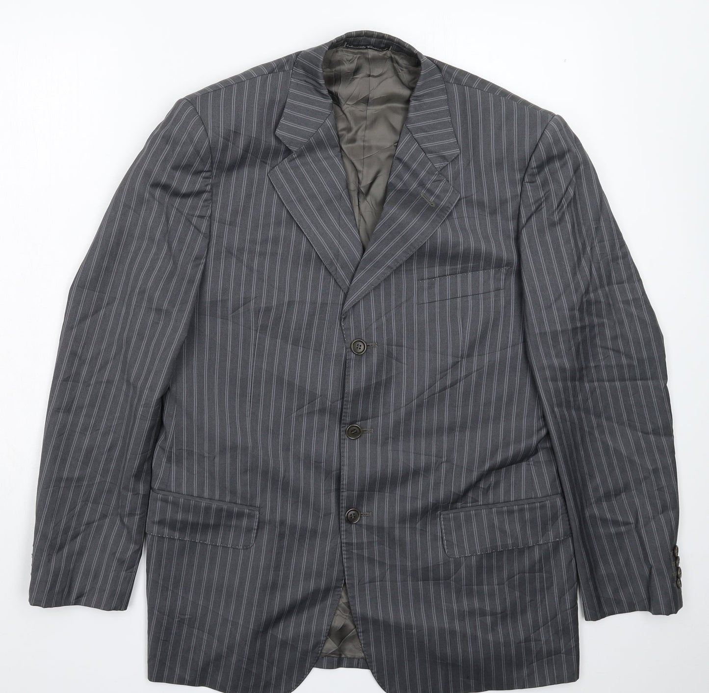 Mens UK Size 40 Cerruti Regular Grey Suit Jacket