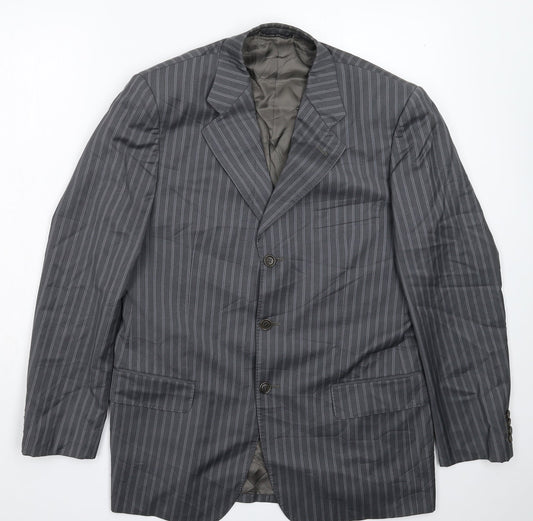 Mens UK Size 40 Cerruti Regular Grey Suit Jacket