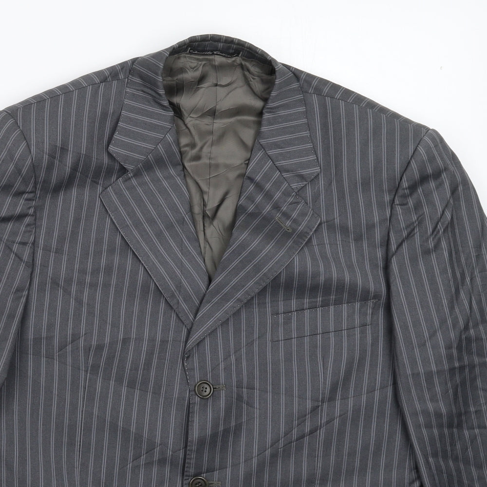 Mens UK Size 40 Cerruti Regular Grey Suit Jacket
