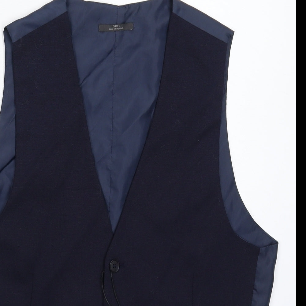 Mens UK Size S Marks and Spencer Regular Blue Suit Jacket