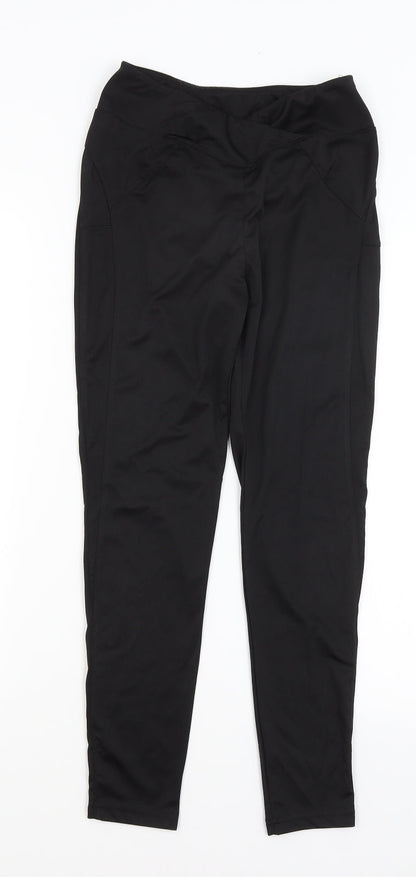 Preworn Womens Black   Compression Leggings Size S L25 in