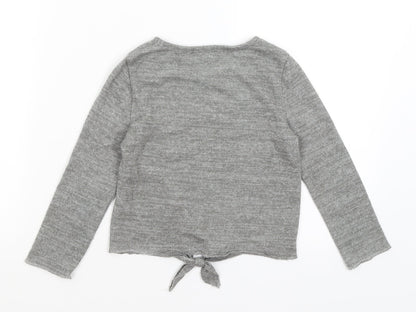 Kiabi Girls Grey   Basic T-Shirt Size 5 Years