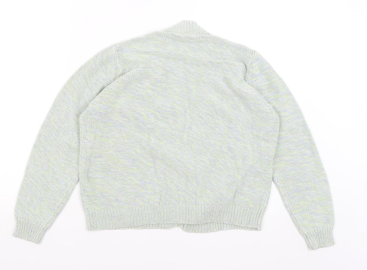 Womens UK Size 14 Profile Green Cardigan Jumper