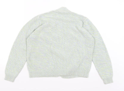 Womens UK Size 14 Profile Green Cardigan Jumper