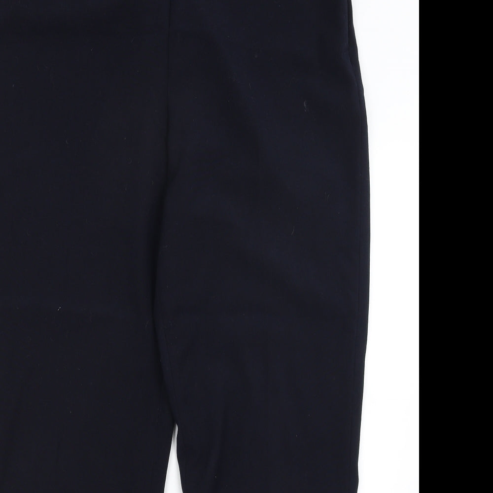Womens UK Size 16 Collection Regular Fit Dress Pants Blue Trousers
