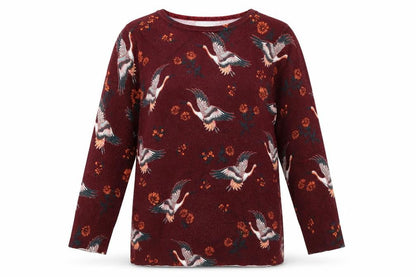 Womens UK Size 10 Collection Red Pullover Jumper