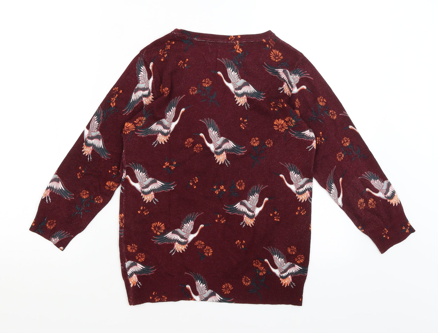 Womens UK Size 10 Collection Red Pullover Jumper