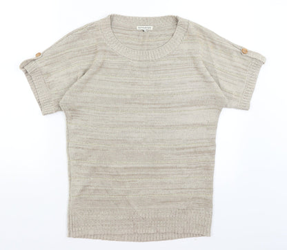 Womens UK Size 12 Tommy & Kate Beige Pullover Jumper