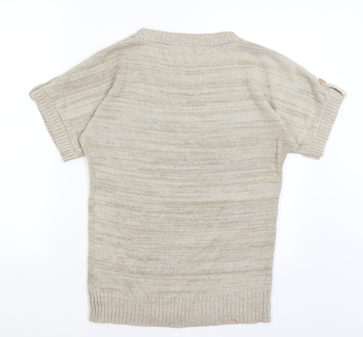 Womens UK Size 12 Tommy & Kate Beige Pullover Jumper