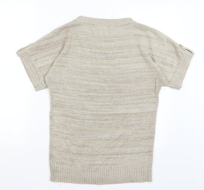 Womens UK Size 12 Tommy & Kate Beige Pullover Jumper