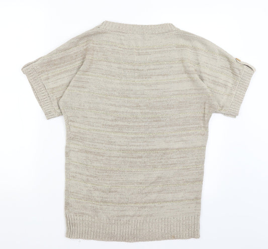Womens UK Size 12 Tommy & Kate Beige Pullover Jumper