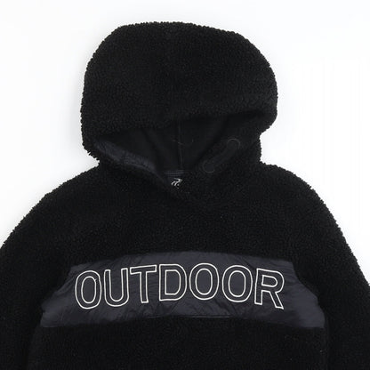 Crane Girls Black   Pullover Hoodie Size 11-12 Years  - Outdoor