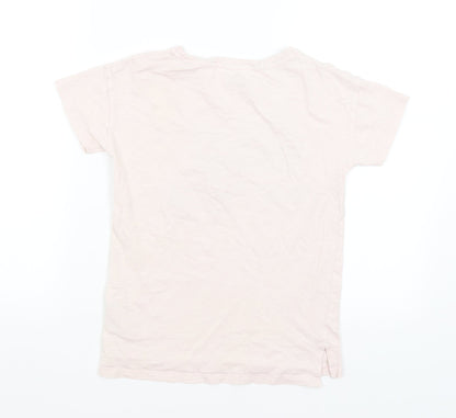 NEXT Girls Pink   Basic T-Shirt Size 9 Years