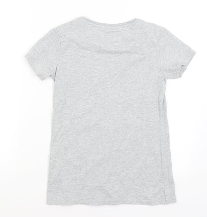 NEXT Girls Grey   Basic T-Shirt Size 13 Years  - Be Nice