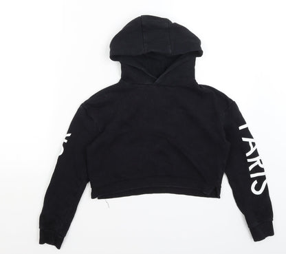 Miss E-vie Girls Black   Pullover Hoodie Size 9-10 Years  - Amour Paris