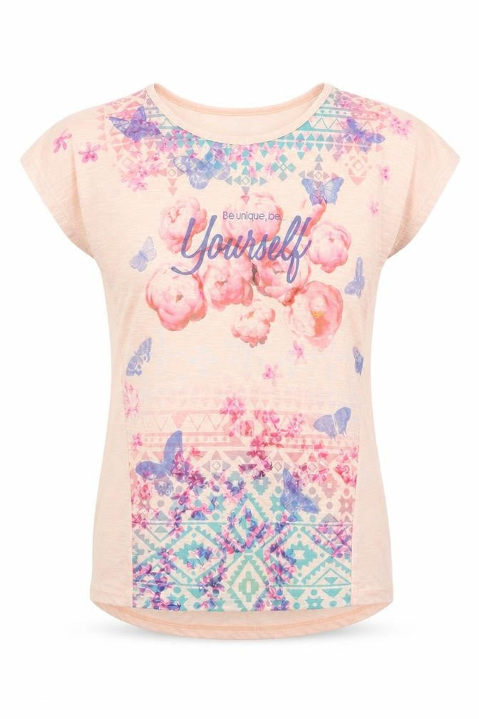 Womens UK Size 6 Atmosphere Pink Basic T-Shirt