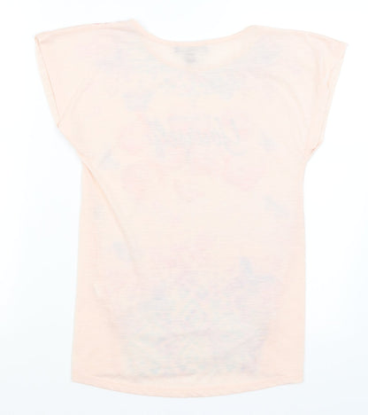 Womens UK Size 6 Atmosphere Pink Basic T-Shirt