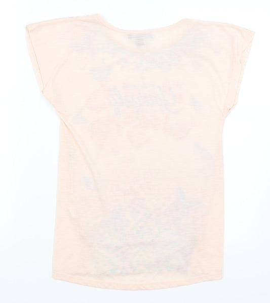 Womens UK Size 6 Atmosphere Pink Basic T-Shirt