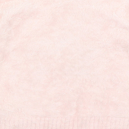 Matalan Girls Pink   Pullover Jumper Size 7 Years  - Stars