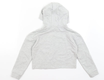 George Girls Grey   Pullover Hoodie Size 7-8 Years  - Gamer Vibes