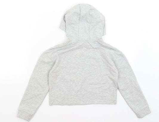 George Girls Grey   Pullover Hoodie Size 7-8 Years  - Gamer Vibes