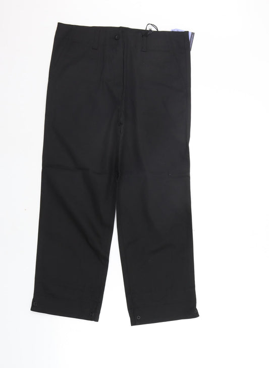 Womens UK Size 10 moose Regular Fit  Black Trousers
