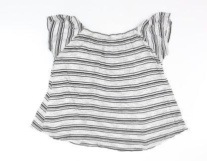 Womens UK Size 14 Matalan Grey Basic Blouse