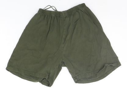 Infinity Kids Girls Green   Sweat Shorts Size 7-8 Years