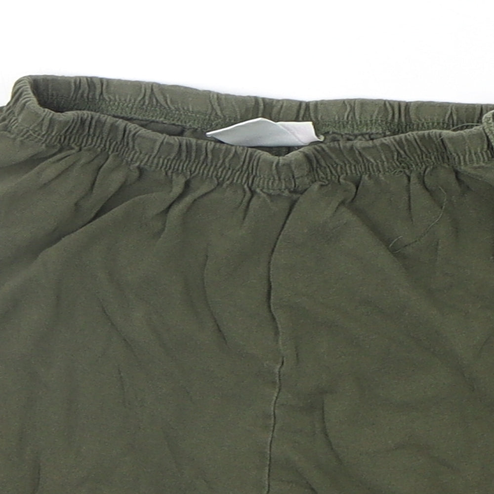 Infinity Kids Girls Green   Sweat Shorts Size 7-8 Years