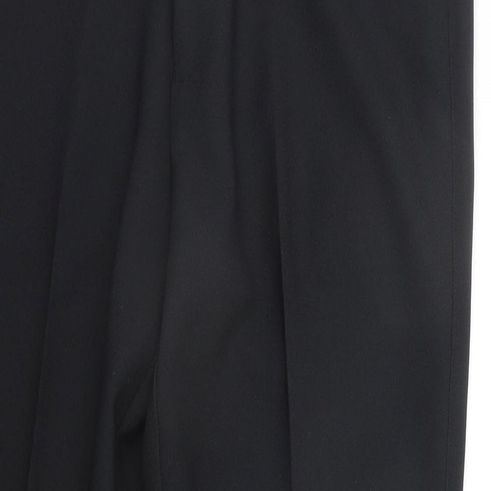 grennwoods Mens Black   Trousers  Size 34 in L30 in