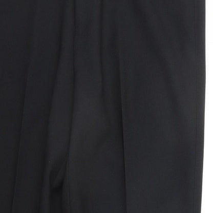grennwoods Mens Black   Trousers  Size 34 in L30 in
