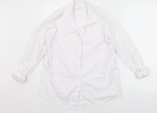 George Girls White   Basic Button-Up Size 15-16 Years