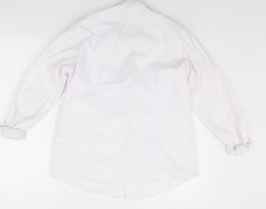 George Girls White   Basic Button-Up Size 15-16 Years