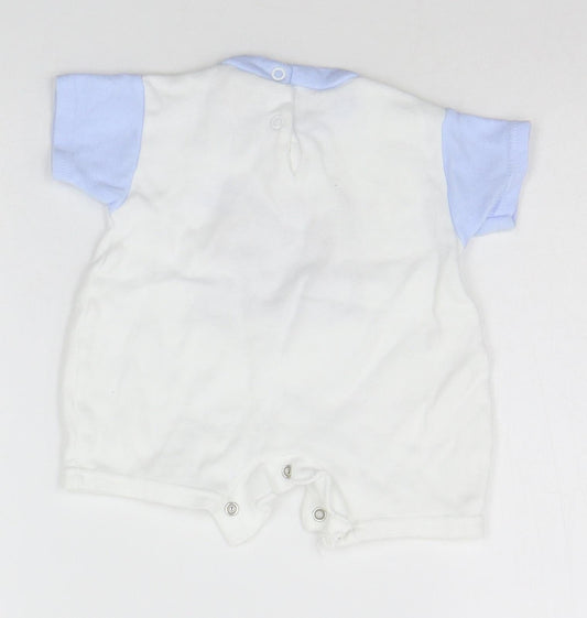 pex Baby White   Babygrow One-Piece Size 3-6 Months  - CAR