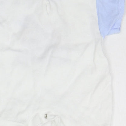 pex Baby White   Babygrow One-Piece Size 3-6 Months  - CAR