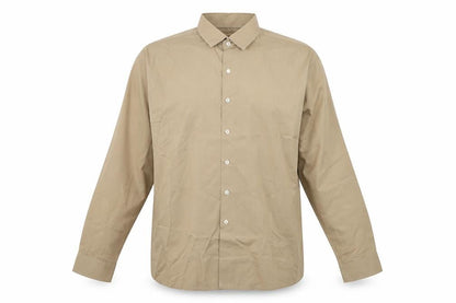 Mens UK Size 16 Asdale Brown  Button-Up Long Sleeve Casual Shirt