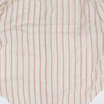 Mens UK Size 16 Paladine Beige  Button-Up Long Sleeve Casual Shirt