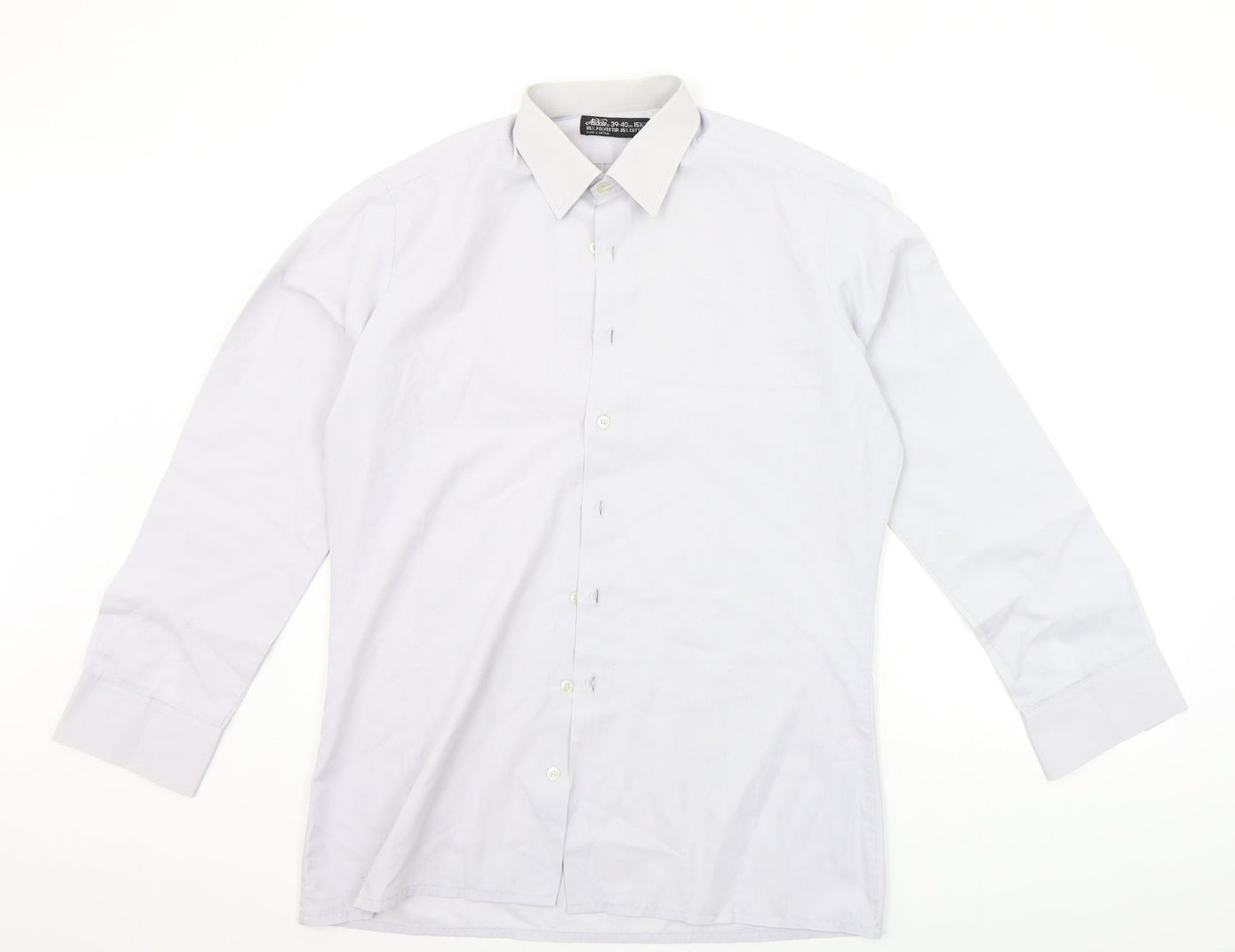 Asdale Mens Grey    Button-Up Size 15.5