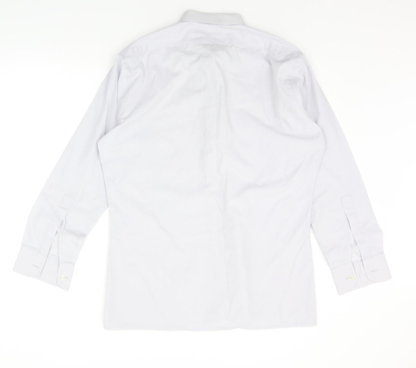 Asdale Mens Grey    Button-Up Size 15.5