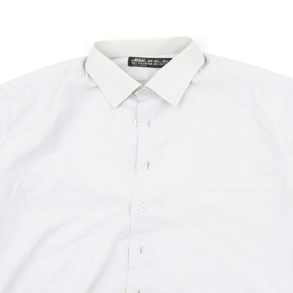 Asdale Mens Grey    Button-Up Size 15.5