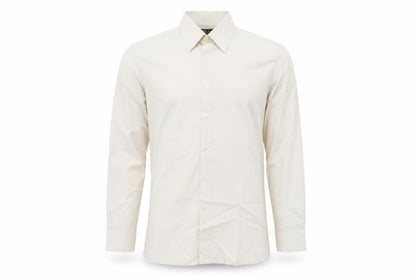 Mens UK Size 15.5 Asdale Beige  Button-Up Long Sleeve Casual Shirt