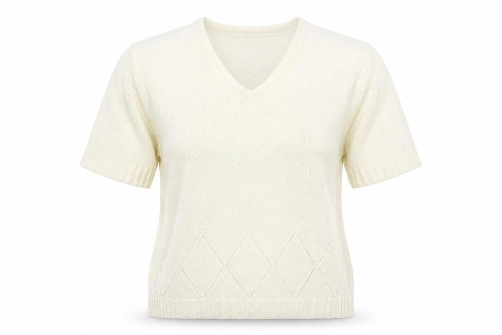 Womens UK Size 12 Berkertex White Pullover Jumper