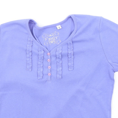 FIRST Womens Purple   Pullover Jumper Size S