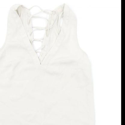 River Island Womens Beige   Basic Blouse Size 8