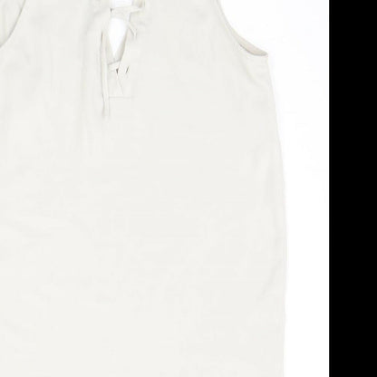 River Island Womens Beige   Basic Blouse Size 8