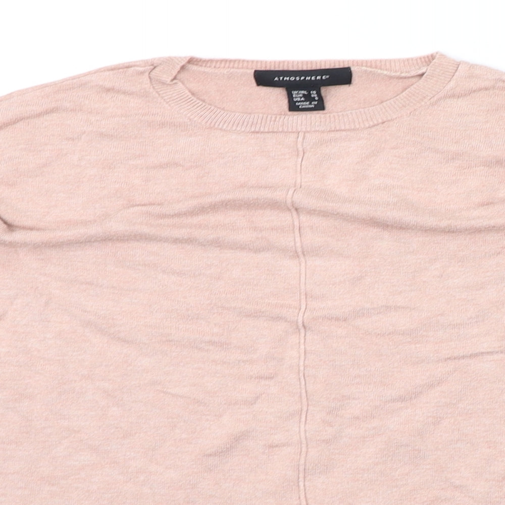 Womens UK Size 10 Atmosphere Pink Pullover Jumper