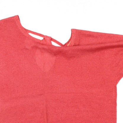 Womens UK Size 14 NEXT Red Pullover Jumper