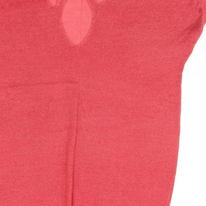 Womens UK Size 14 NEXT Red Pullover Jumper