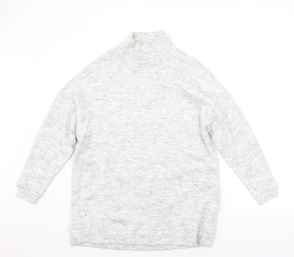 Womens UK Size S New Look Grey Pullover Jumper