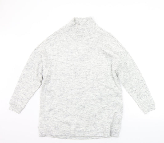 Womens UK Size S New Look Grey Pullover Jumper
